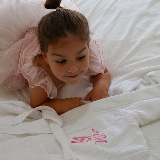 Signature White Waffle Resort Robe - Dual Layer